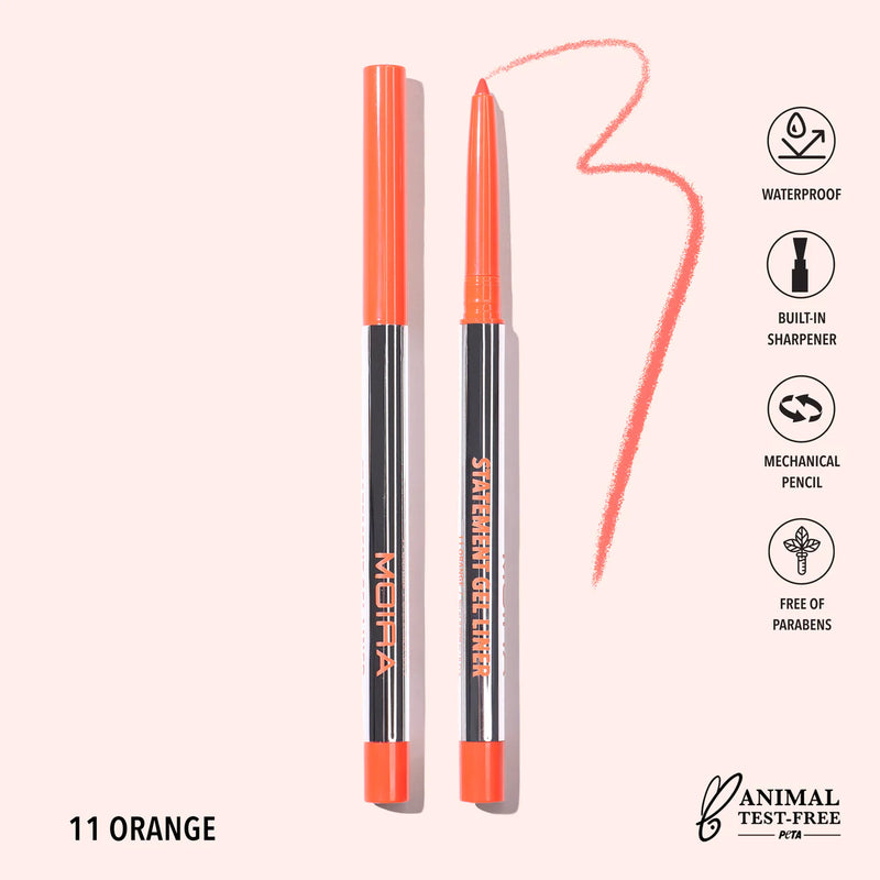 Load image into Gallery viewer, Eyes- Statement Gel Liner - Orange STL011 (3pc bundle, $2.50)
