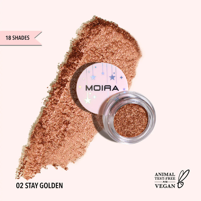 EYES- MOIRA Starshadow Shadow Pot- 02 Stay Golden (3pc bundle, $3.50 each)