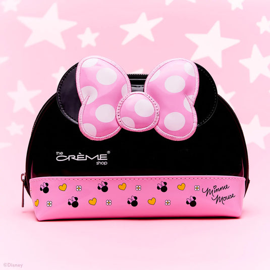 Crème Minnie Mouse Dome Travel Pouch - PINK (3pc, $13 each)