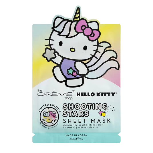 Crème Hello Kitty Unicorn Shooting Stars Sheet Mask CR-MA-HKSS (6pc bundle,$2.50 each)