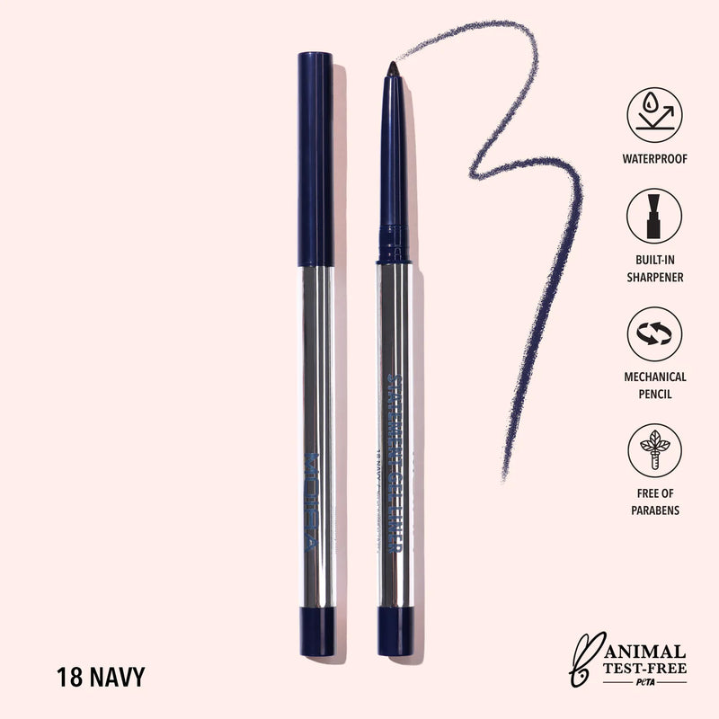 Load image into Gallery viewer, Eyes- Statement Gel Liner - Navy STL018 (3pc bundle, $2.50)
