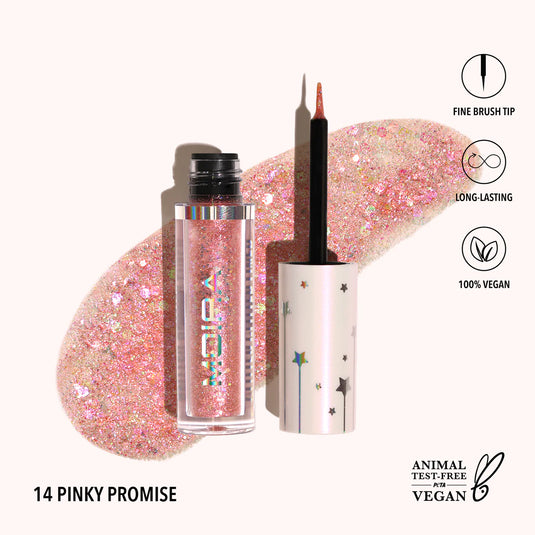 EYES- Moira Glitter Glitter Liner 14 Pinky Promise (3pc bundle, $3 each)