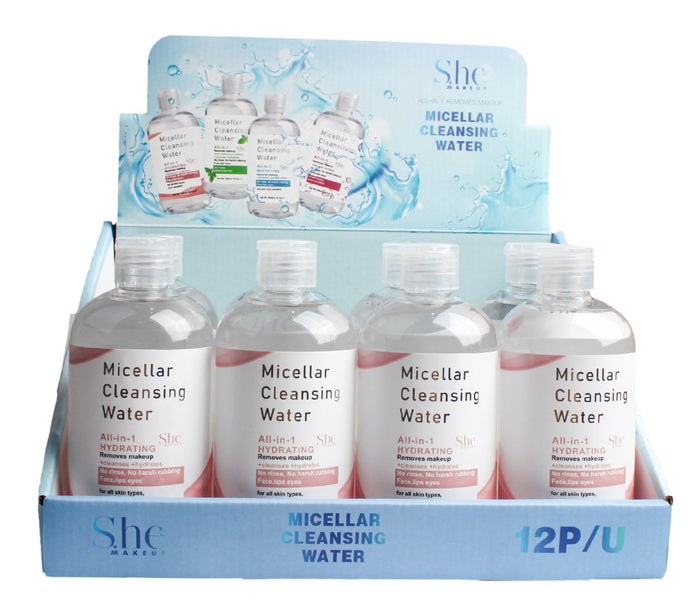 Micellar Cleansing Water (6pc bundle, $3 each) PINK