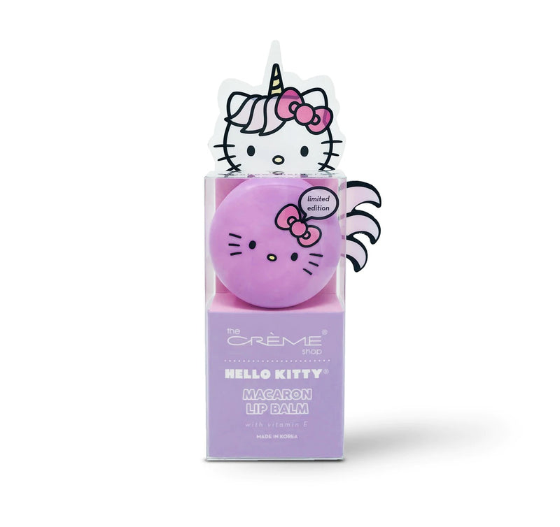 Load image into Gallery viewer, Crème Hello Kitty Unicorn Macaron Lip Balm - Rainbow Sherbet 159 (6pc bundle,$4.50 each)
