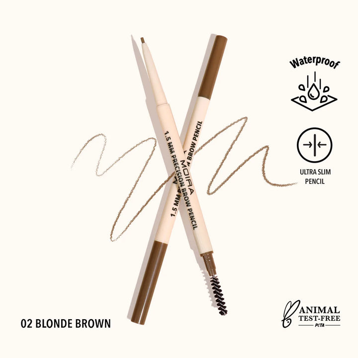 Load image into Gallery viewer, MOIRA Precision Brow Pencil PBP 002 - Blonde Brown (3pc bundle,$2.50 each)
