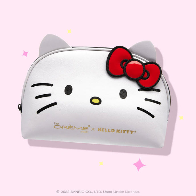 Crème Hello Kitty Dome Travel Pouch - RED BOW (3pc bundle, $13 each)