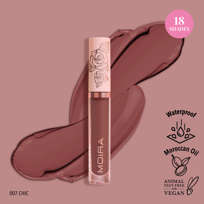 MOIRA Lip Divine Liquid Lipstick LDV 007 - Chic (3pc Bundle, $3 each)