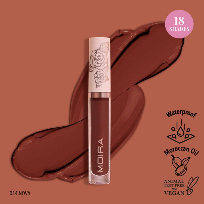 MOIRA Lip Divine Liquid Lipstick LDV 014 - Nova (3pc Bundle, $3 each)