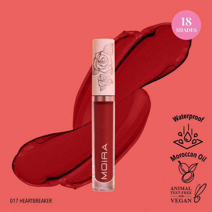 MOIRA Lip Divine Liquid Lipstick LDV 017 - Heartbreaker (3pc Bundle, $3 each)