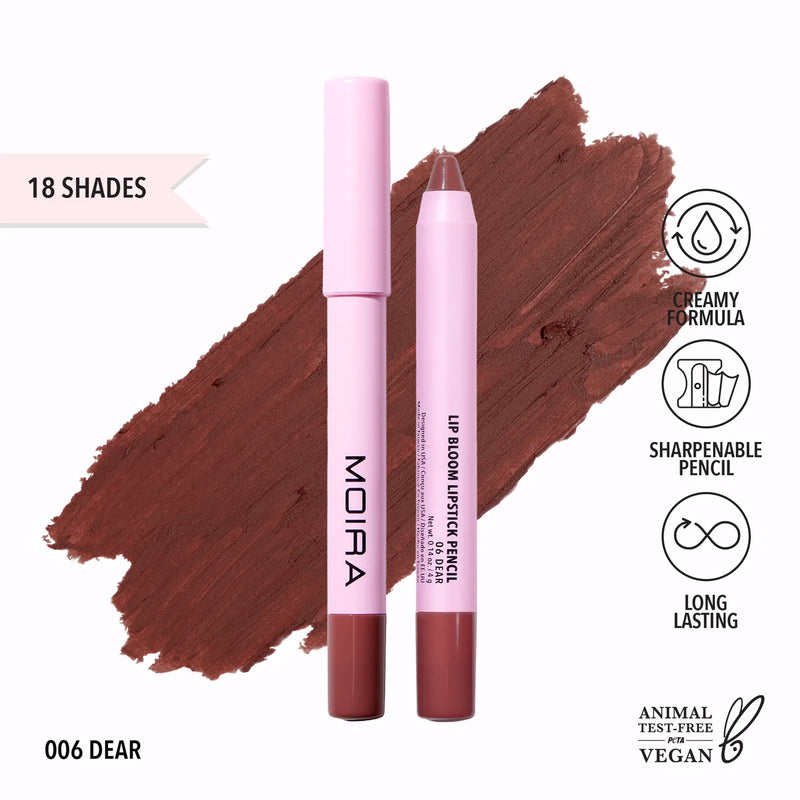 Load image into Gallery viewer, MOIRA LBM006 Lip Bloom Lipstick Pencil - DEAR (3pc Bundle, $3.50 each)
