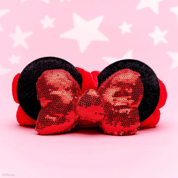 Crème Disney:Minnie Mouse 3D Teddy Headyband Sequin - RED (6pc, $7 each)