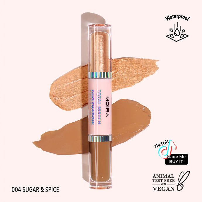 MOIRA TMS004 Total Match Duo Shadow - Sugar & Spice (3pc bundle, $4 each)