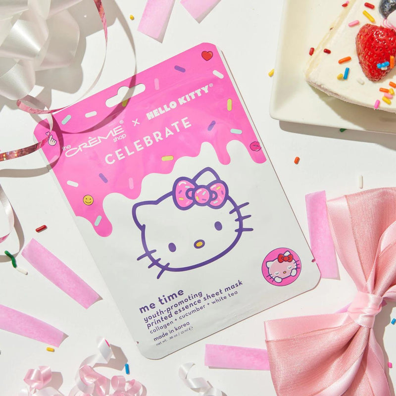 Load image into Gallery viewer, Skincare- Crème Hello Kitty Celebrate face sheet HKMET4943-1 (6pc pack,$2.50 each)
