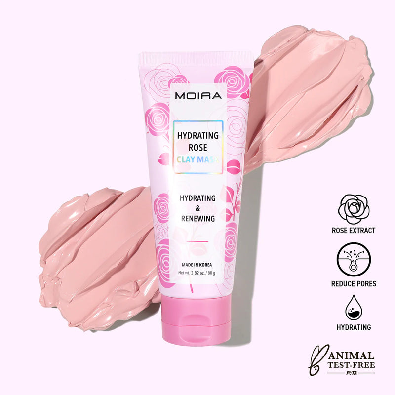 Load image into Gallery viewer, MOIRA CLM003 Hydrating Rose Clay Mask (3pc Bundle, $5 each)
