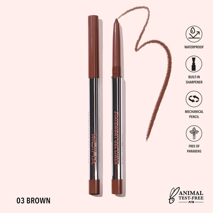 Eyes- Statement Gel Liner - Brown STL003 (3pc bundle, $2.50 each)