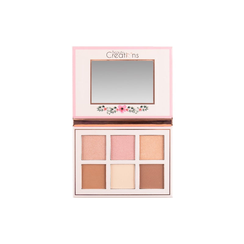 Load image into Gallery viewer, Face- Beauty Creations Floral Bloom Highlight &amp; Contour (12PC display, $3.75 EACH)
