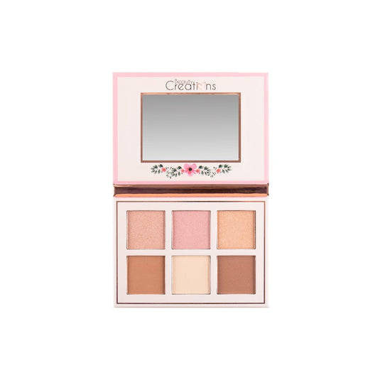 Face- Beauty Creations Floral Bloom Highlight & Contour (12PC display, $3.75 EACH)