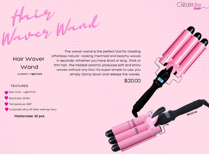Beauty Creations Waver-  Pink (3pc Bulk for $20 each)