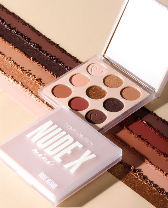 Eyes- Beauty Creations Nude X Mini Eyeshadow Palette- Nude Desire (6pc bundle, $4 each)