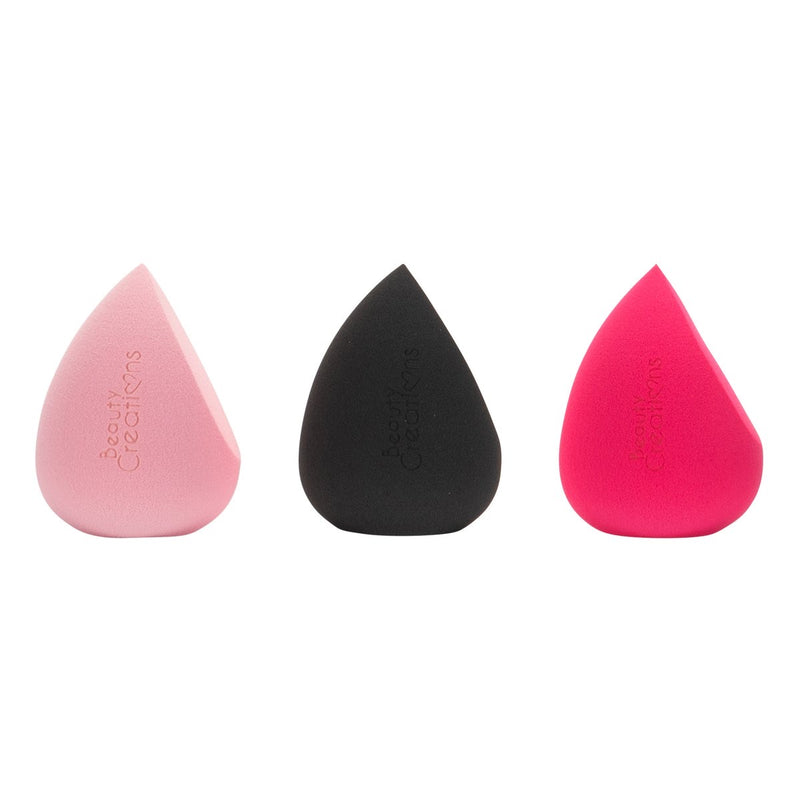 Load image into Gallery viewer, Face- Beauty Creations Blending Sponge Light Pink, Black, Hot Pink (24PC BULK-$1.50 EACH)
