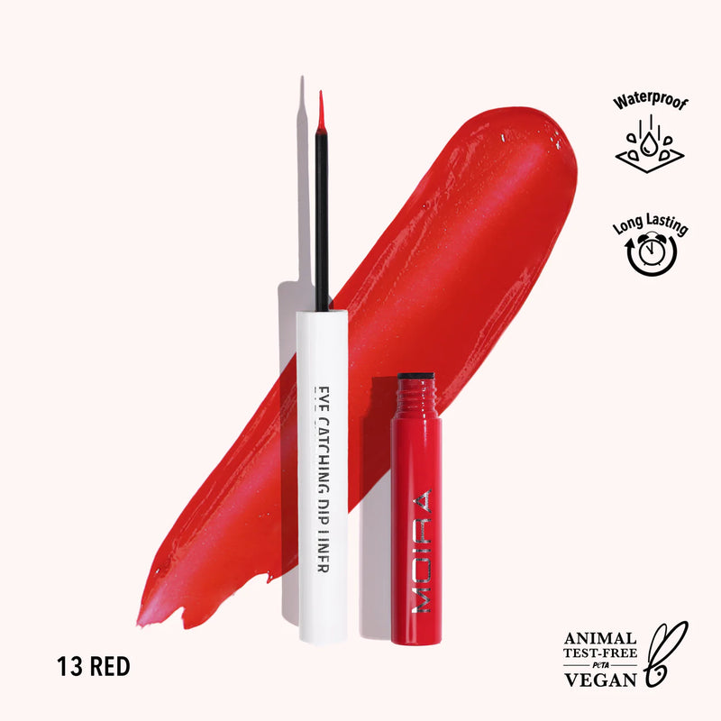 Load image into Gallery viewer, Eyes-MOIRA Eye Catching Dip Liner- Red ECD013 (3pc bundle, $3 each)
