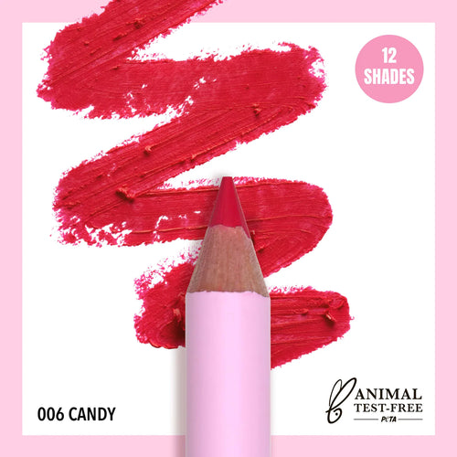 MOIRA FLL006 Flirty Lip Pencil - CANDY (6pc bundle, $2 each)