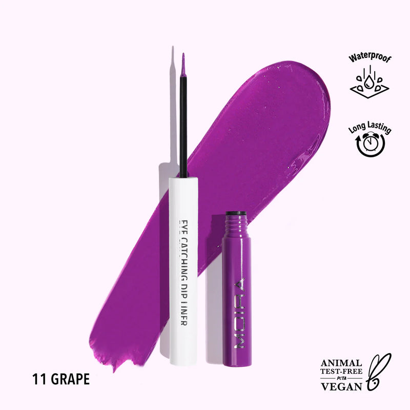 Load image into Gallery viewer, Eyes-MOIRA Eye Catching Dip Liner- Grape ECD011 (3pc bundle, $3 each)
