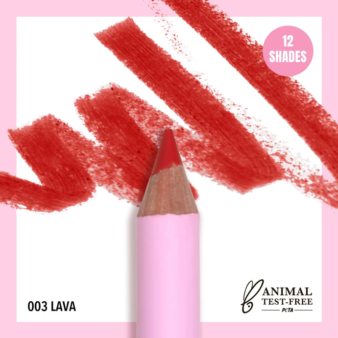 MOIRA FLL003 Flirty Lip Pencil - LAVA (6pc bundle, $2 each)