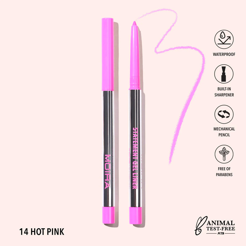 Load image into Gallery viewer, Eyes- Statement Gel Liner - Hot Pink STL014 (3pc bundle, $2.50)
