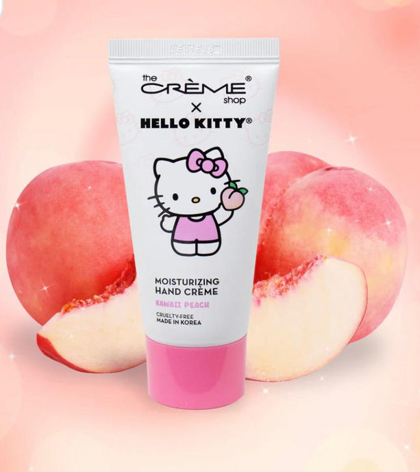 Skincare- Creme Hello Kitty Moisturizing Hand Cream- Kawaii Peach HKHC8762 (6pc bundle, $5 each)