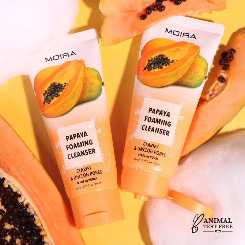 Load image into Gallery viewer, Skincare- MOIRA Foaming Cleanser Papaya FOC003 (3pc Bundle, $3.50 each)
