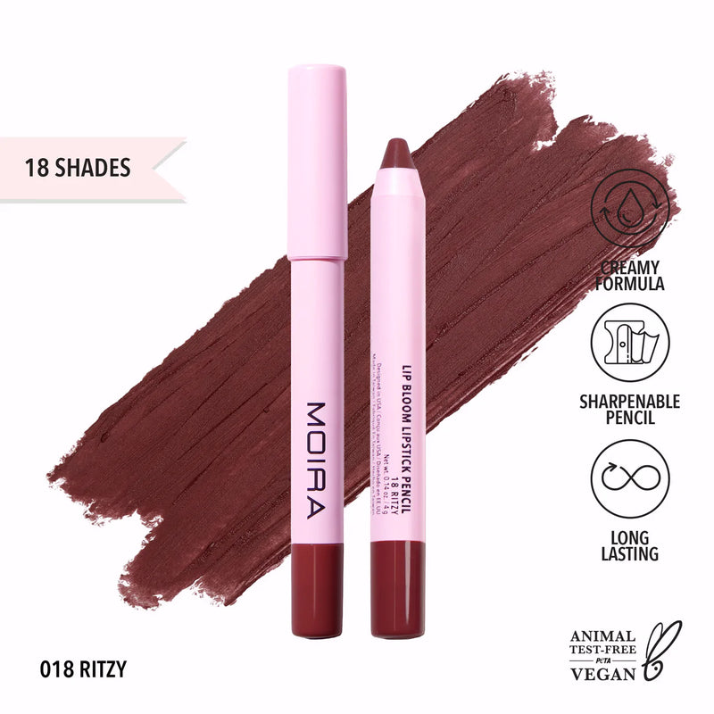 Load image into Gallery viewer, MOIRA LBM018 Lip Bloom Lipstick Pencil - RITZY (3pc Bundle, $3.50 each)
