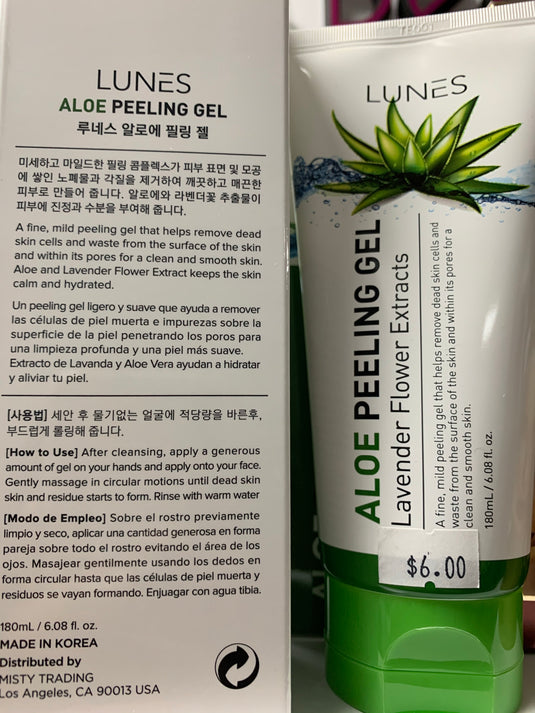 Lunes Aloe Peeling Gel (6pc bulk, $6.50 each )