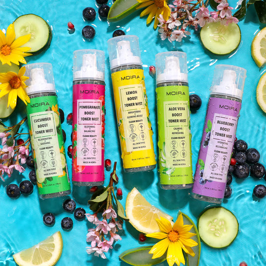 Skincare - MOIRA Boost Toner Mist- Cucumber BTM002 (3pcs bundle, $4 each)