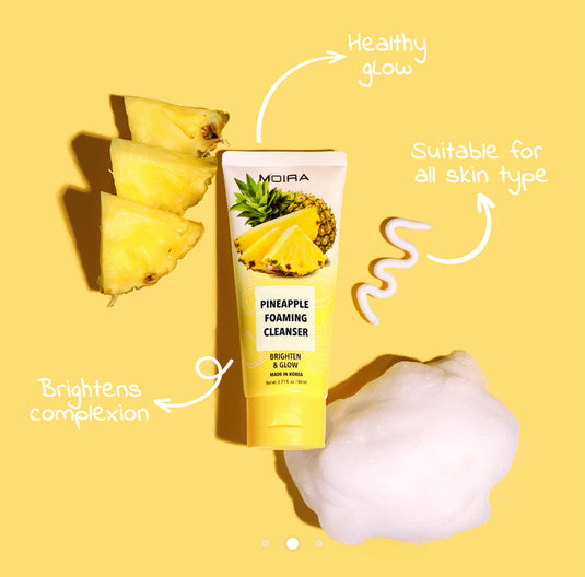 Skincare- MOIRA Foaming Cleanser Pineapple FOC001 (3pc Bundle, $3.50 each)