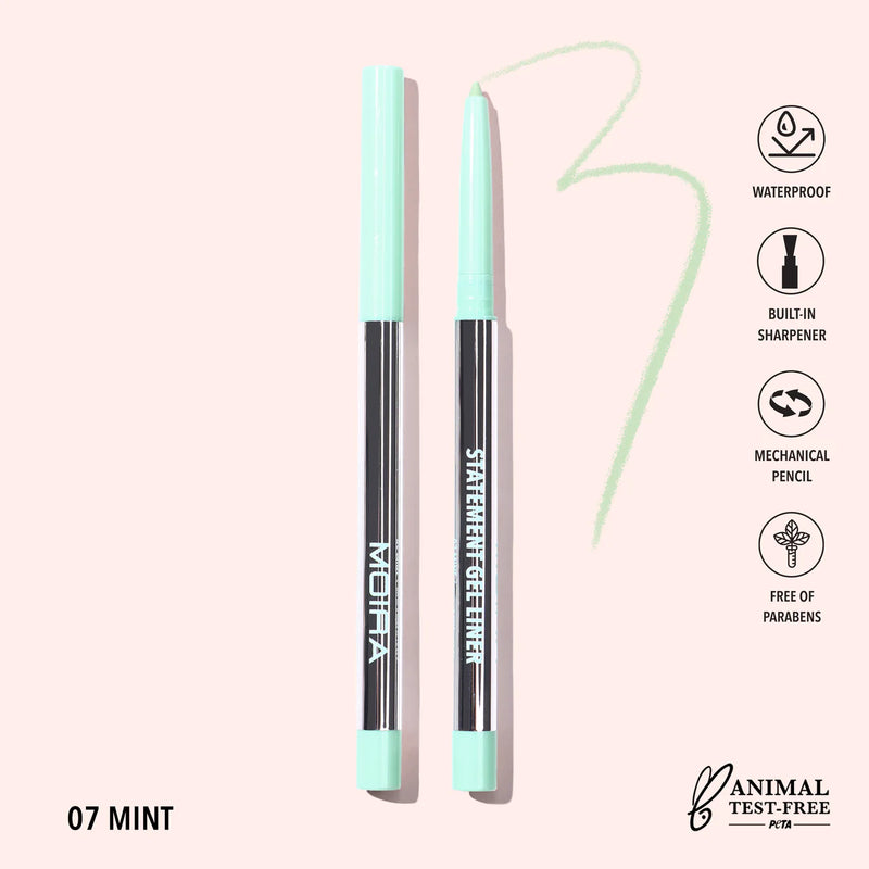 Load image into Gallery viewer, Eyes- Statement Gel Liner - Mint STL007 (3pc bundle, $2.50)
