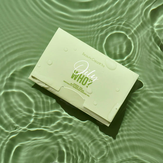 Face-Beauty Creations Oily Who? Blotting Paper- Green Tea OCP01 (24pc display, $2 each)