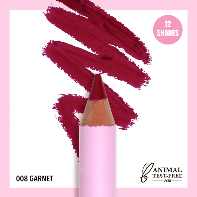 MOIRA FLL008 Flirty Lip Pencil - GARNET (6pc bundle, $2 each)