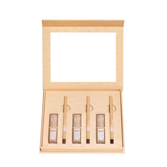 Lips- Beauty Creations Nude X PR LNX6SET(4pc bundle, $12.50 each)