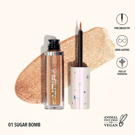 EYES- Moira Glitter Glitter Liner 01 Sugar Bomb (3pc bundle, $3 each)